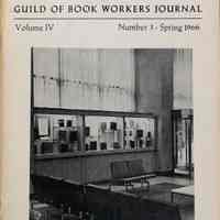 Guild of Book Workers journal. Spring 1966; v.4 no.3