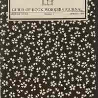 Guild of Book Workers Journal. Spring 1994 ; v.32 no.1