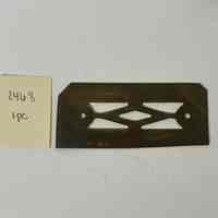 Hoole Elongated Rhombus with Circles Stamp Die Template, Design 2468