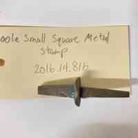 Hoole Small Square Metal Stamp