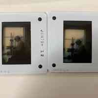 Slides of Patri at a sewing frame