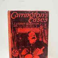 Book Cover / Carrington’s Cases / J. Storer Clouston