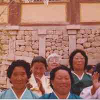 Patri with group of women in Japan
