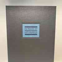 In Praise of Letterpress / Rampant Lions Press / Joseph Moxon / Sebastian Carter