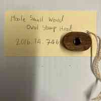 Hoole Small Wood Oval Stamp Head