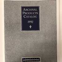 Archival Products Catalog, 1992