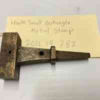 Hoole Small Rectangle Metal Stamp