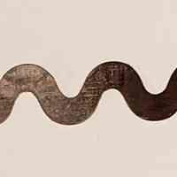Hoole Squiggle Line Serpentine with Holes Stamp Die Template, Design 1955
