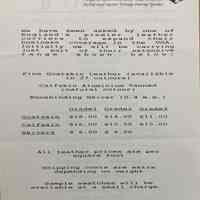 Ian Harkness [flyer and price list]