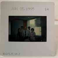 Slide showing five figures