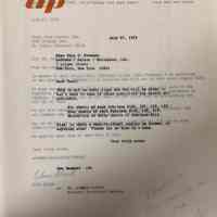 [Letter from Don Essmyer to Andrews/Nelson/Whitehead]