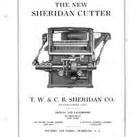 1925 TW & CB Sheridan Brochure The New Sheridan Cutter
