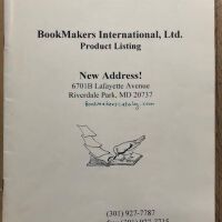 BookMakers International, Ltd. ; Product listing