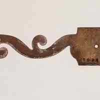 Hoole Ornamental Scroll with Holes Stamp Die Template, Design 1932