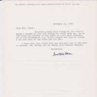 Letter from Oka and the invoice for Patri