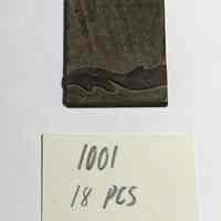 Hoole Leaf Wave Stamp Die, Design 1001