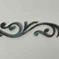 Hoole Curled Vines and Leaves Stamp Die Template, Design 2481