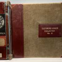 Southern Pacific Lines California ledger binder