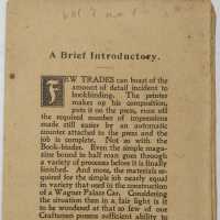The Whisper: A Magazine of Brief Practical Suggestions for Bookbinders; vol 1 no. 1