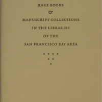 Rare books & manuscript collections in the libraries of the San Francisco Bay area.