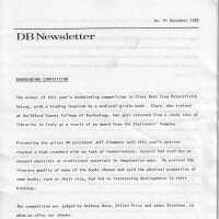 DB Newsletter; No. 41 December 1982