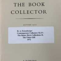 Contemporary collectors XLIV : The Henry Davis collection II: The Ulster gift / H. A. Feisenberger.