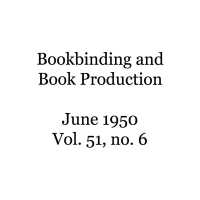 Bookbinding & Book Production