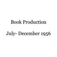 Book Production: July-December, 1956