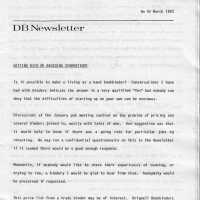 DB Newsletter; No. 42 March 1983