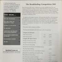 Designer Bookbinders newsletter; No.124; Autumn 2003