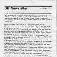 DB Newsletter; No. 26 May 1979