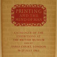          Printing and the mind of man : assembled at the British Museum and at Earls Court, London, 16-27 July 1963. picture number 1
   