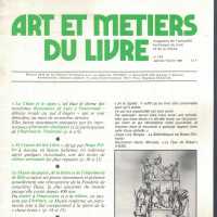 Art et metiers du livre; no. 104 Janvier/Fèvrier 1981