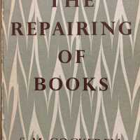 The Repairing of Books / Sydney M. Cockerell.