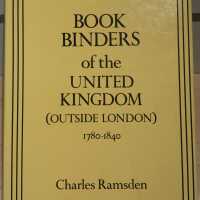 Bookbinders of the United Kingdom (Outside London) 1780-1840
