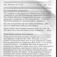 DB Newsletter; No. 2 May 1975