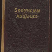 Skepticism Assailed / Britton H. Tabor