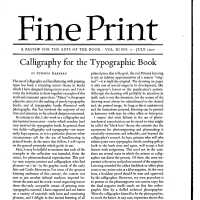 Fine Print; Vol 3 No 3. July 1977