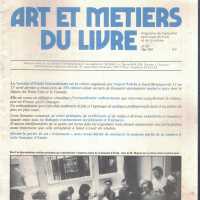 Art et metiers du livre; no. 107 Mai 1981