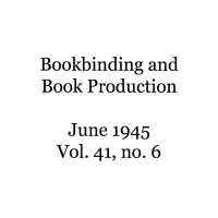 Bookbinding & Book Production