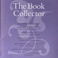 The Book Collector; Summer 2000 V.49 no.2