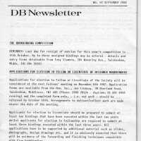 DB Newsletter; No. 40 September 1982