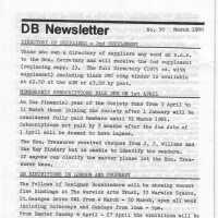 DB Newsletter; No. 30 March 1980