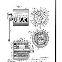         This is the patent registered at the same date as the identifying bolt on the mimeograph. Perhaps a part from this was used to repair the mimeograph?
   