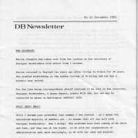 DB Newsletter; No. 45 December 1983