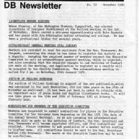 DB Newsletter; No. 33 December 1980