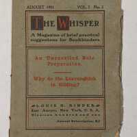 The Whisper: A Magazine of brief practical suggestions for Bookbinders; Vol. 1 No. 3
