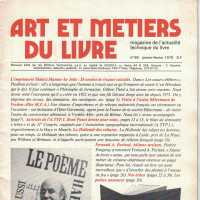 Art et metiers du livre: no. 86 janvier-février 1979