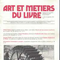 Art et metiers du livre: no. 100 août/septembre 1980