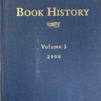 Book history. -- edited by Ezra Greenspan and Jonathan Rose. Vol. 3 : 2000 /